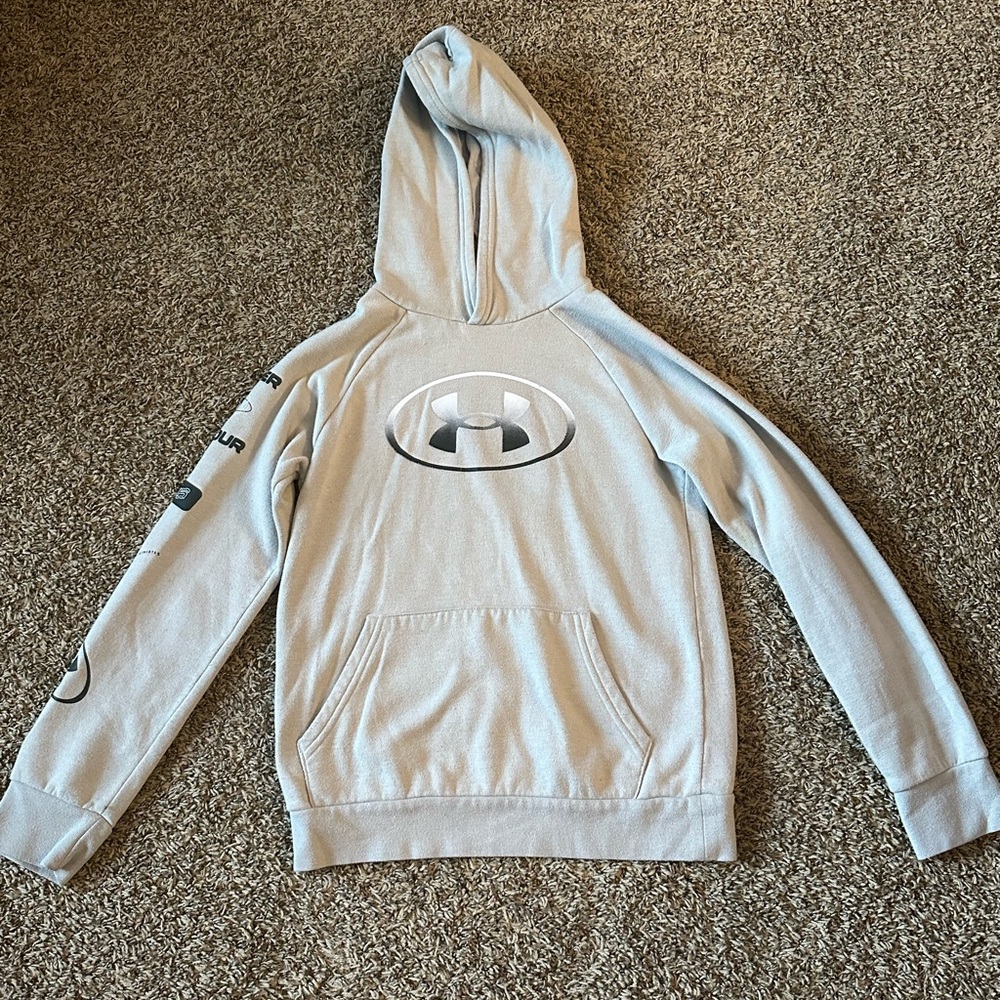 Under Armour Light Gray Pullover Hoodie